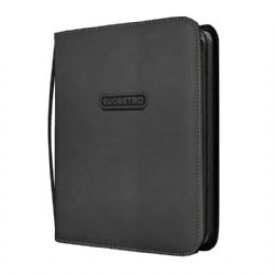 CARTABLE DE CARTES - PORTFOLIO NOIR EVORETRO AVEC FERMETURE ÉCLAIR 3X3 POUR 216 CARTES À COLLECTIONNER